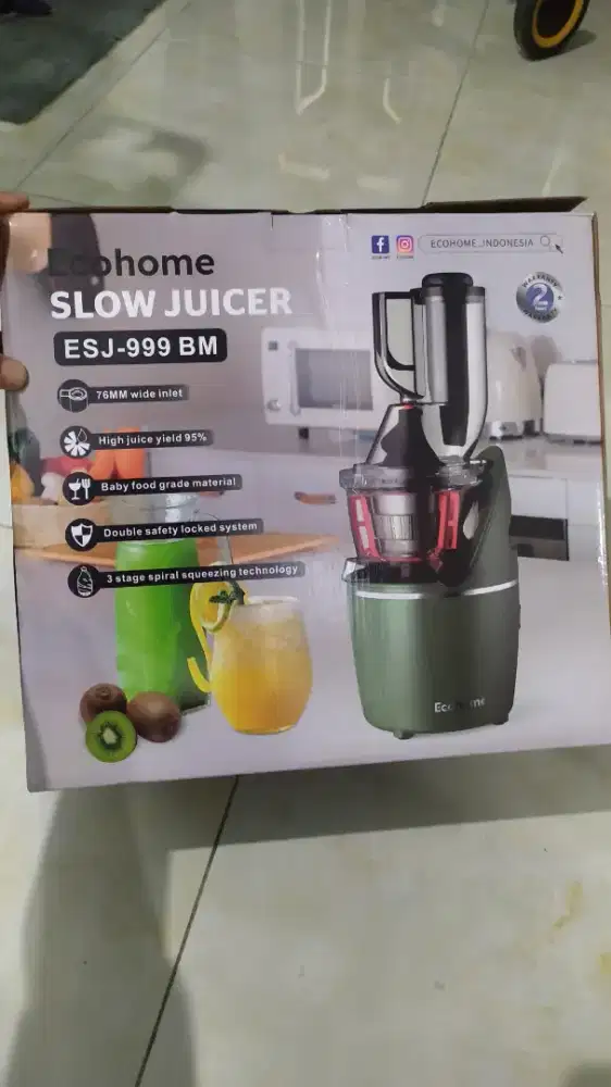 Ecohome slow juicer ESJ-999 BM