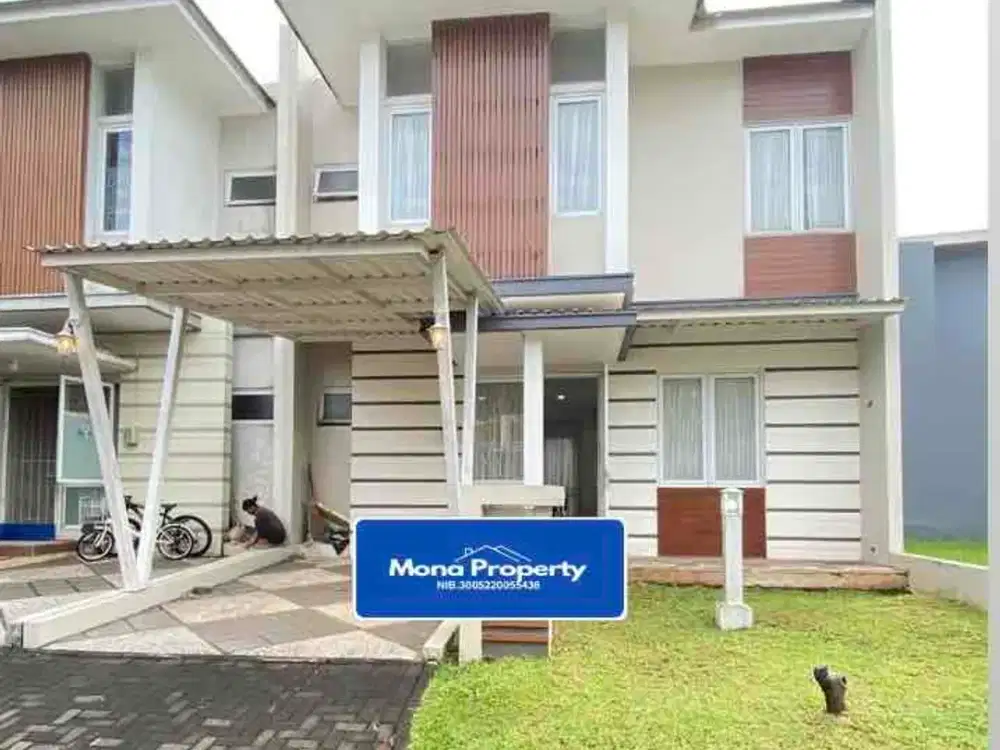 Sewa Rumah Dua Lantai Semi Furnished Kota Wisata