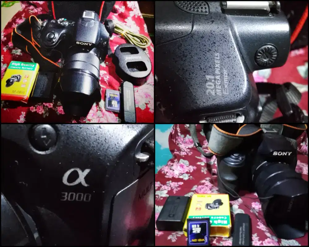 Camera SONY Alpha 3000 siap pake