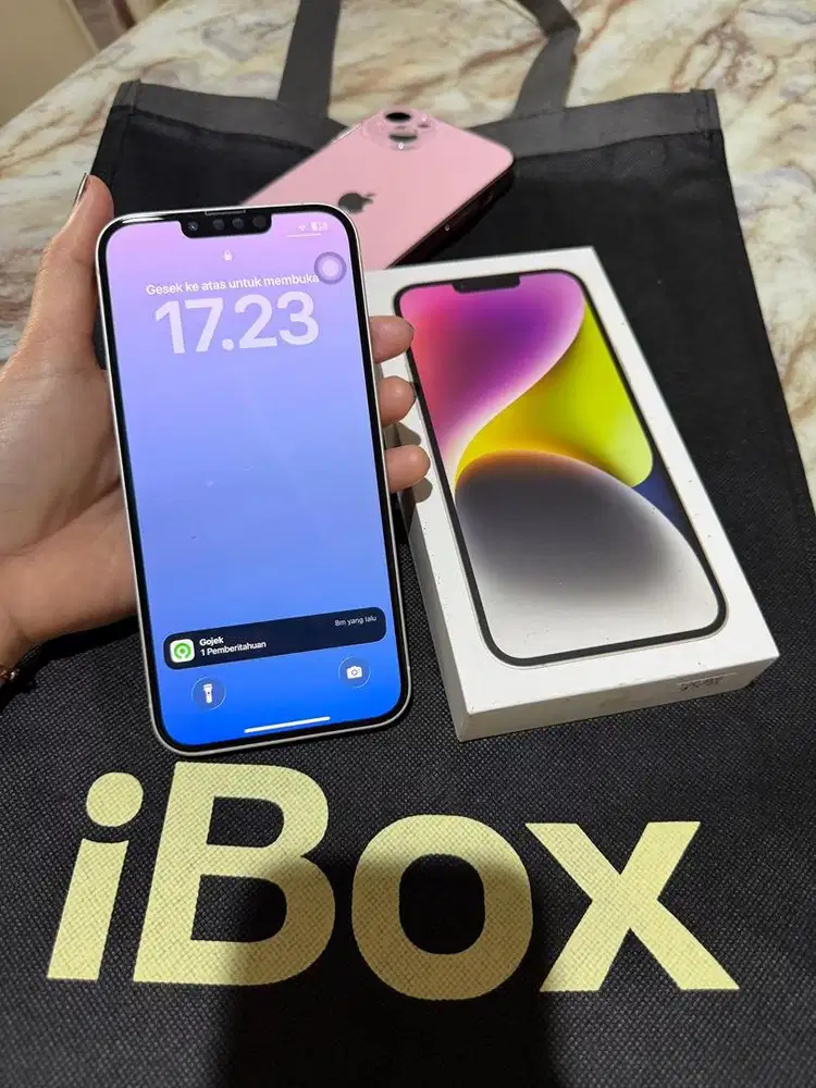DIJUAL IPHONE 14 PLUS 128gb RESMI IBOX