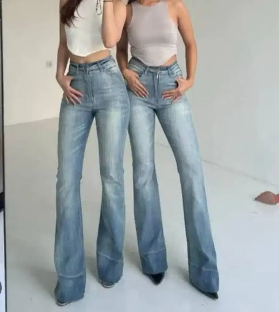 Celana cutbray vintage