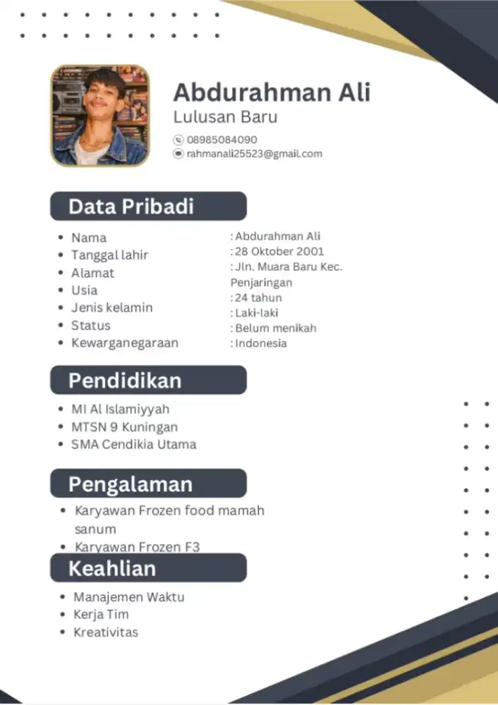 Cari kerjaan apa saja