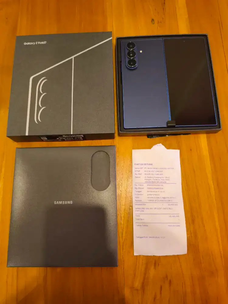 Samsung Z Fold 7 12/512GB Resmi SEIN Fullset original