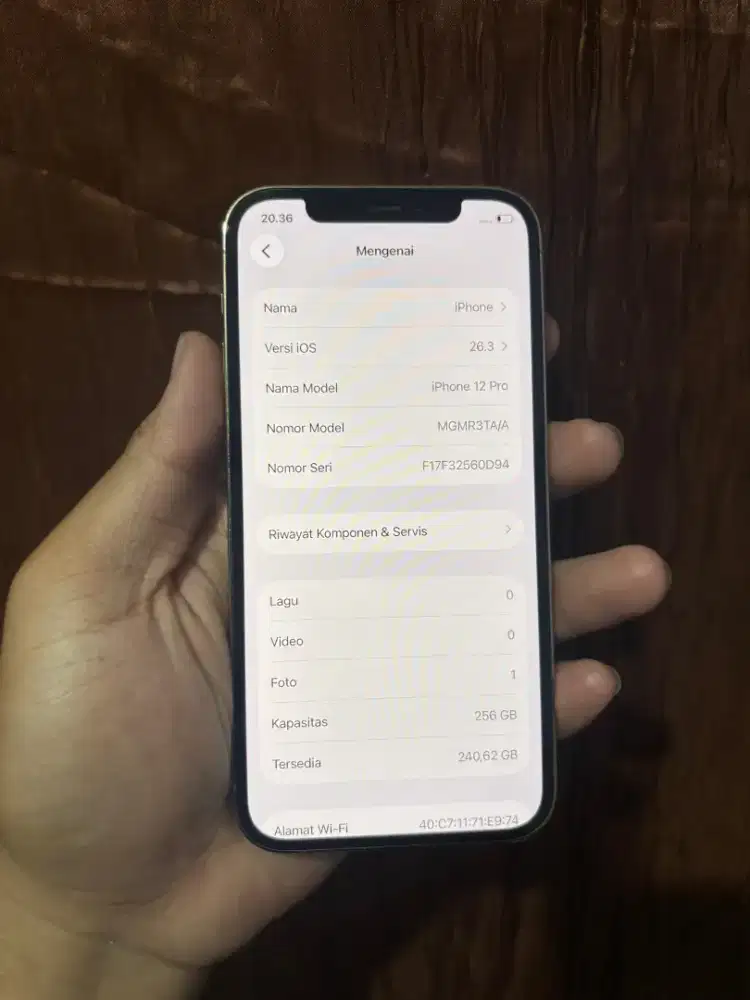 iPhone 12 pro 256 inter