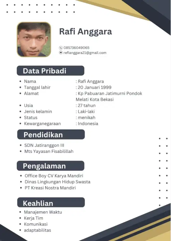 Mencari lowongan pekerjaan