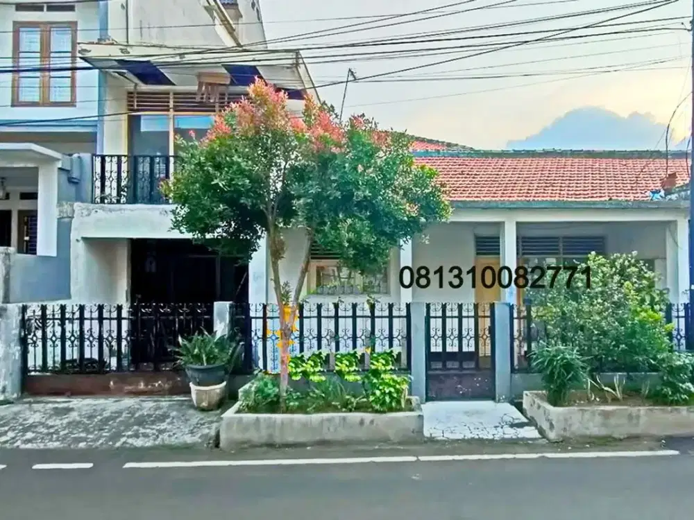 Rumah Lama Hitung Tanah Dalam Komplek Di Rawamangun Jakarta Timur