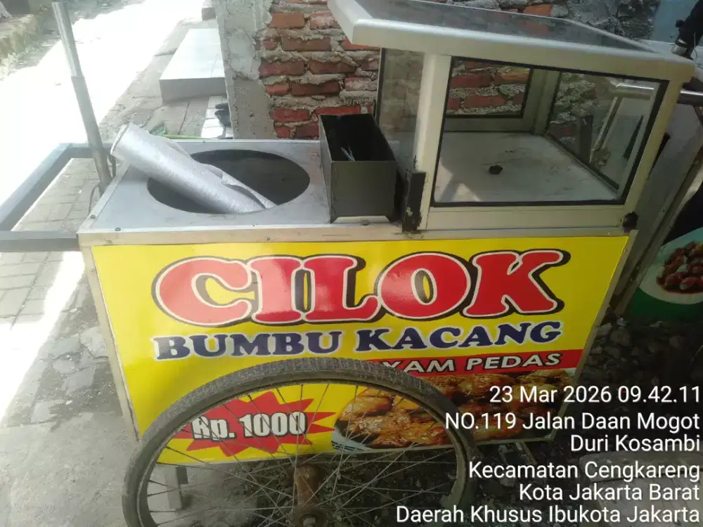 Di jual gerobak cilok