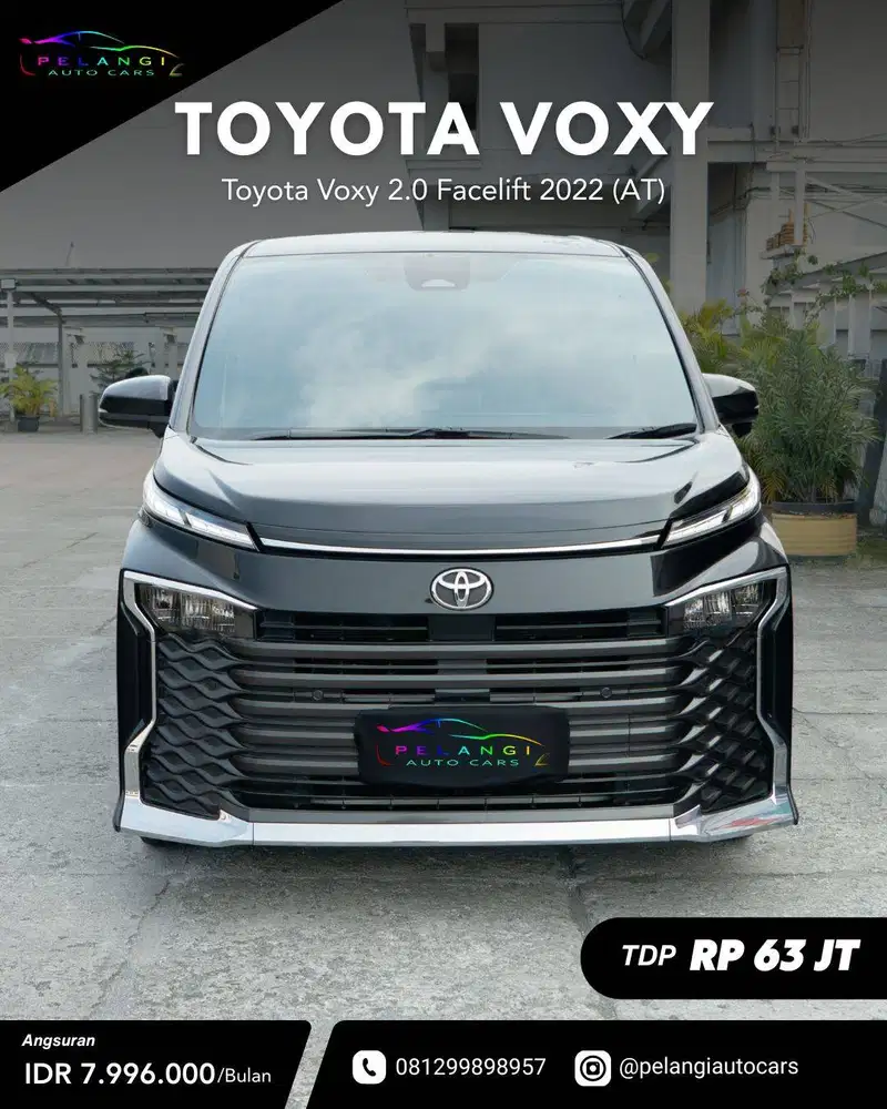 FOR SALE: Toyota Voxy 2.0 Facelift 2022 (AT)