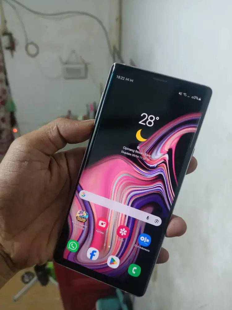 Samsung Note 9 sein ram 6/128 Hp ajah