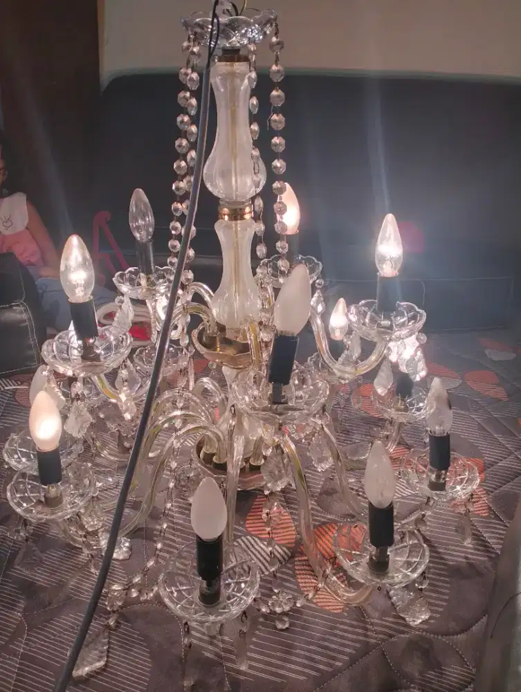 lampu kristal cantik