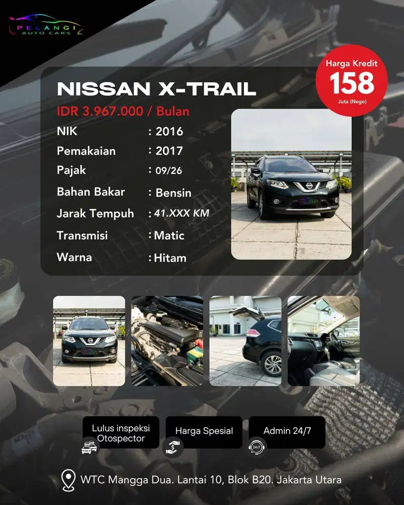 FOR SALE: Nissan Xtrail 2.5 CVT 2016 (AT)