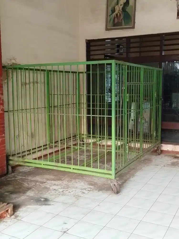 Dijual kandang anjing besi-super kokoh dan besar