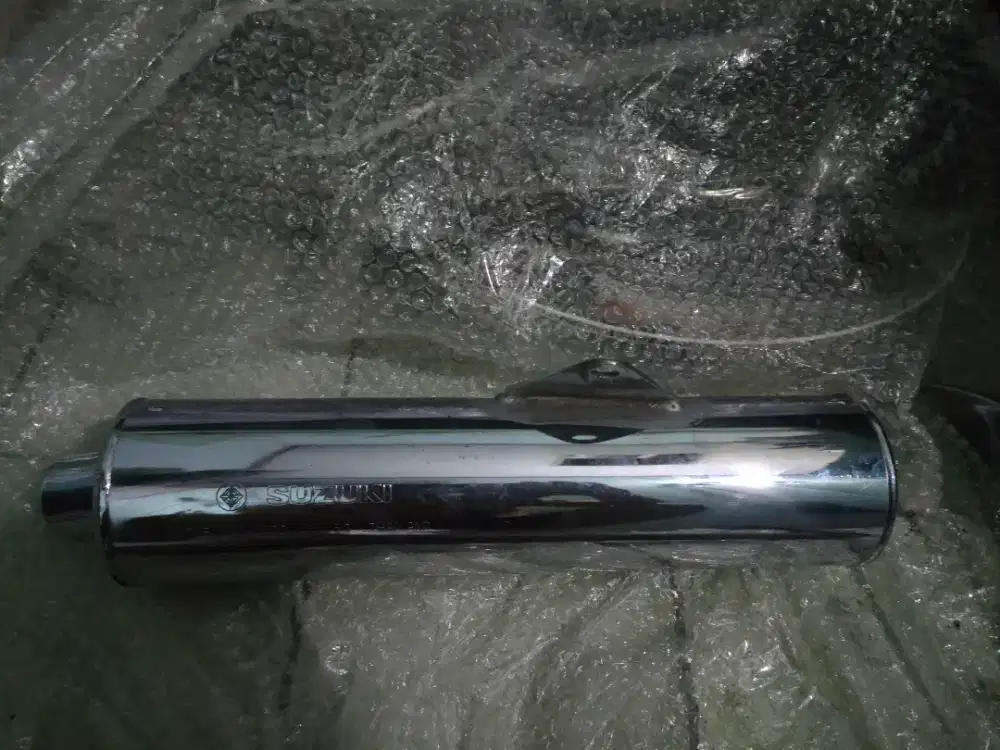 JUAL KENALPOT SATRIA F THAILAND FULL LEHERAN + SiILENCER