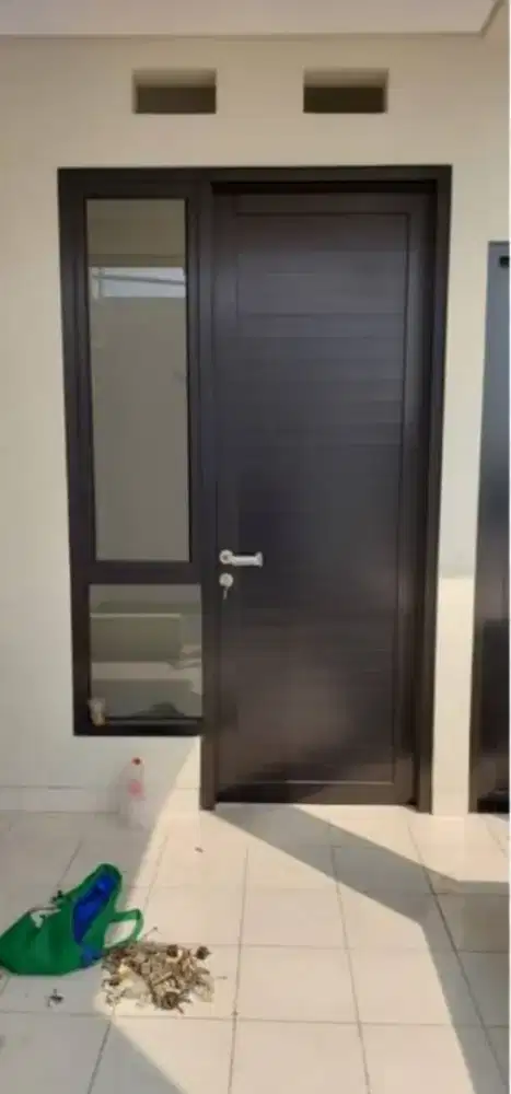 pintu allumunium spaneel dobel