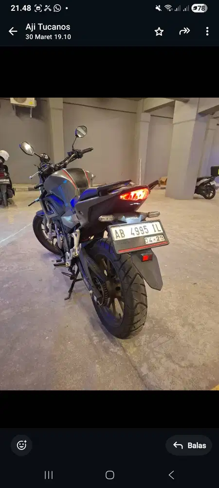 CBR 150, bekas terawat nego tipis, jual santai km dibawah 7000