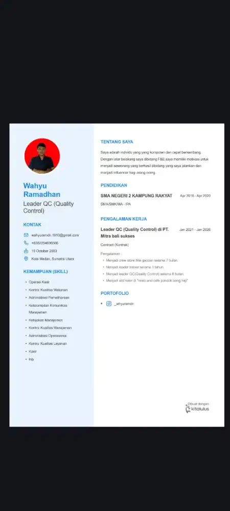 Cari pekerjaan apa saja