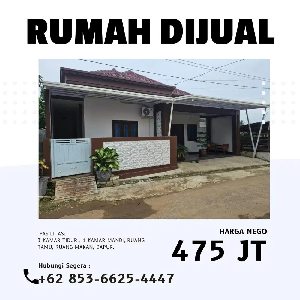 rumah di jual BU harga nego sampai deall