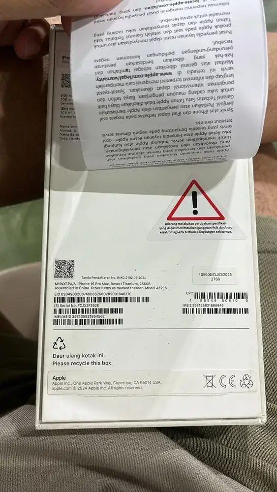 iPhone 16 Pro Max 256GB Desert Titanium (BNIB)