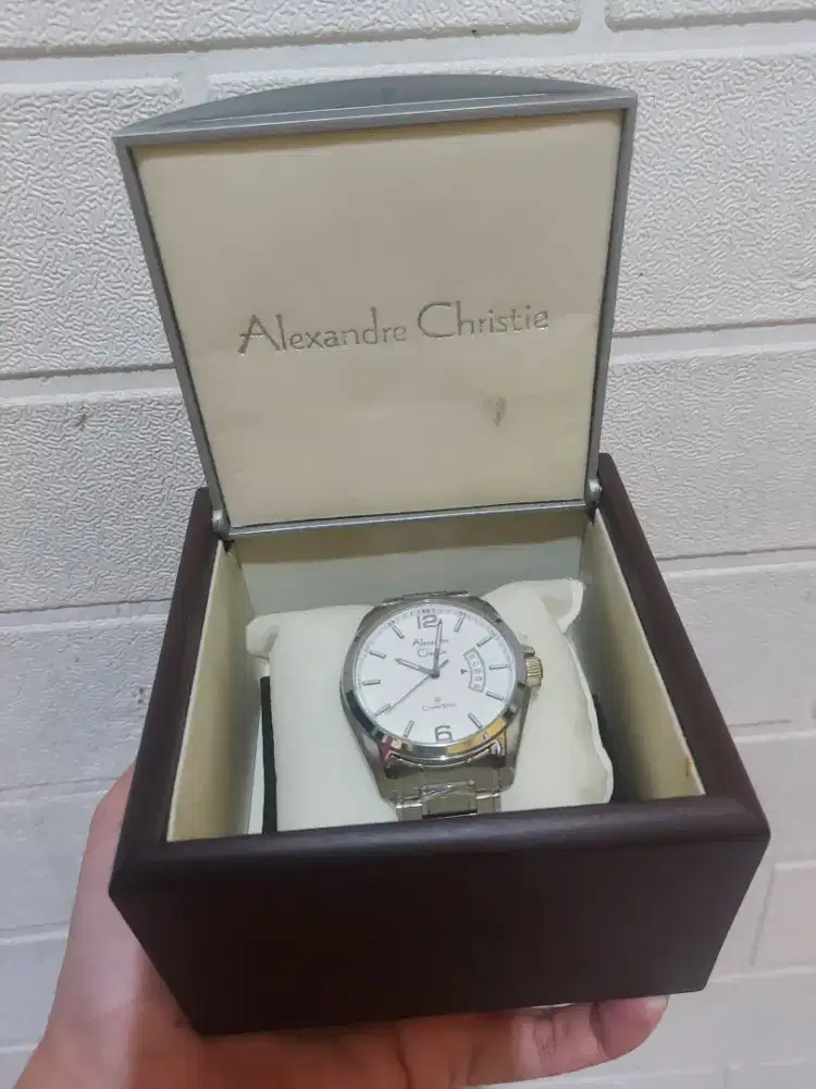 Jual jam tangan PRIA Alexandre Christie ORI seri 8684