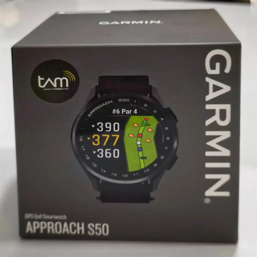 Garmin Approach S50 GPS Golf Smartwatch (Resmi TAM) – Brand New