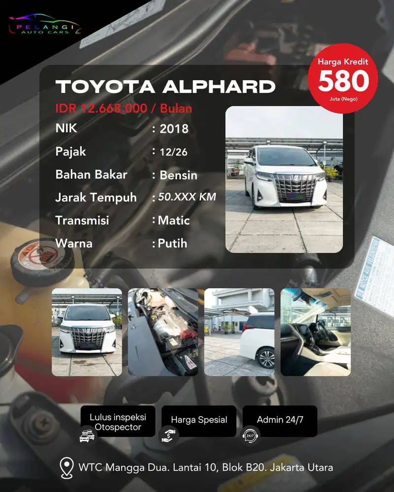 FOR SALE: Alphard G ATPM 2018 (AT)