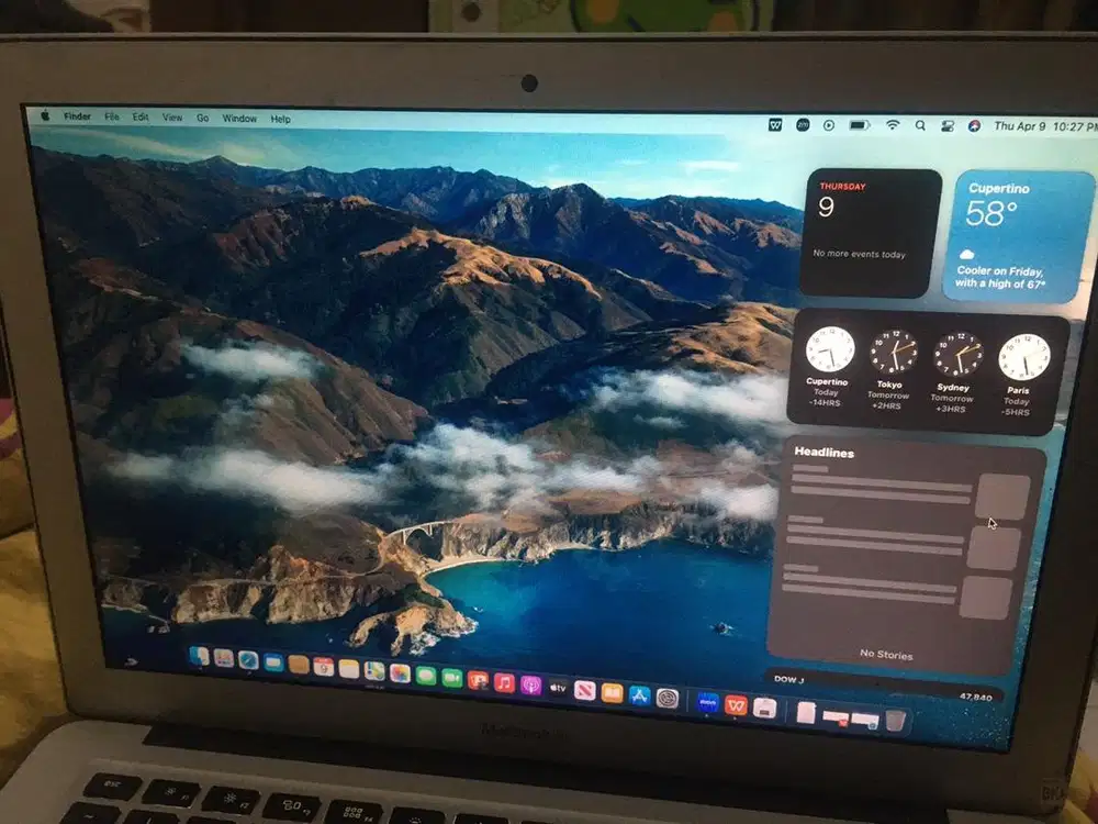 Laptop apple macbook air 2014 4/256gb bagus bandung 13,3 inch bandung