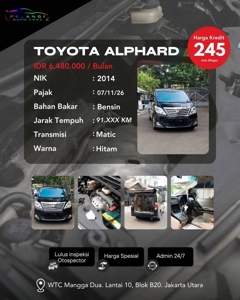 FOR SALE: Alphard G ATPM 2014 (AT)