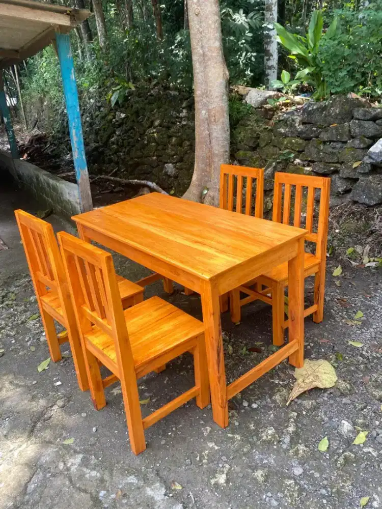 Meja kursi cafe kedai kopi promo