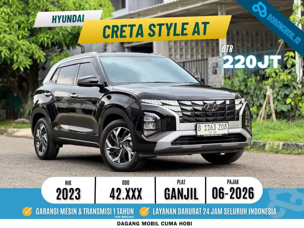 Hyundai Creta Style AT Hitam Metalik 2023
