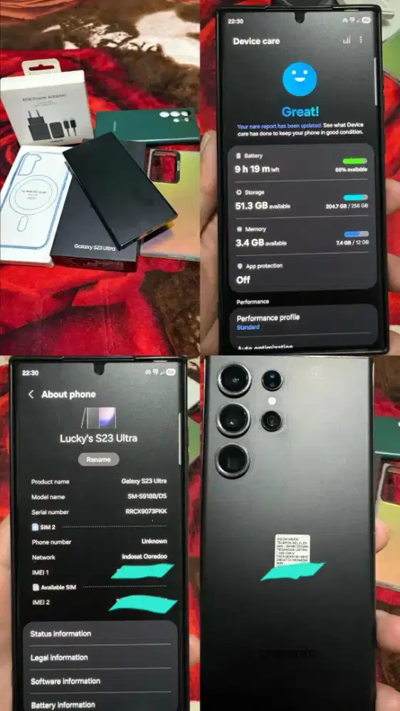 Samsung S23 Ultra 12/256 ex Sein