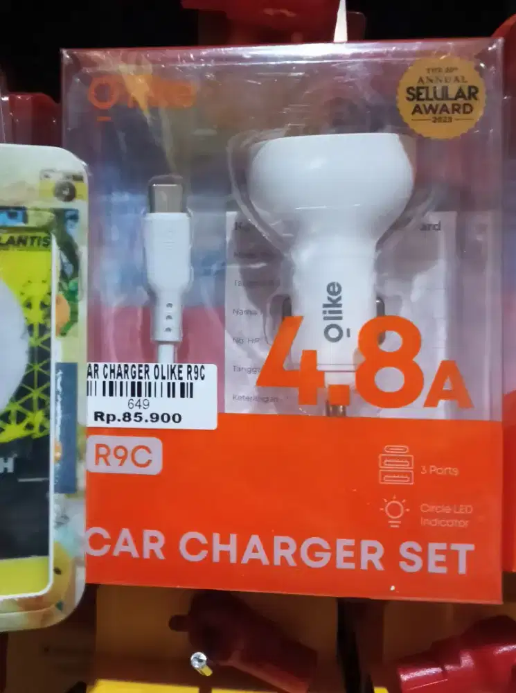 CAR CHARGER OLIKE R9C | ATLANTIS DAHSYAT