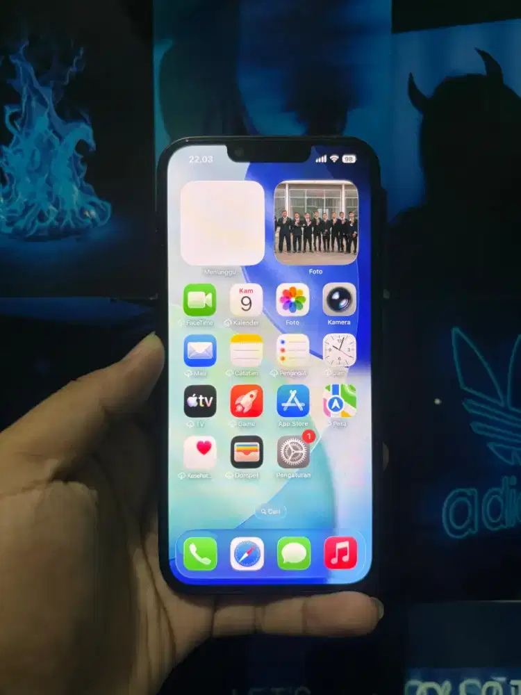 Iphone 13 besic 128 beacukai fullset mulus nominus