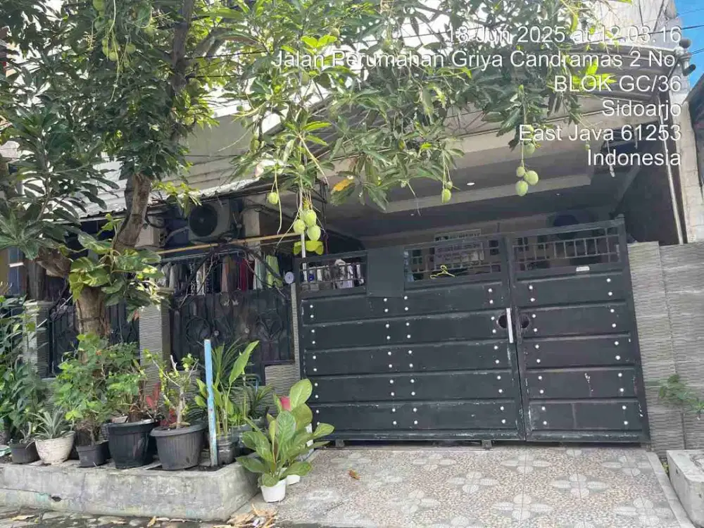 DI JUAL RUMAH

PERUM GRIYA  CANDRA MAS GE 33
KEL. : PEPE
KEC  : SEDATI
KAB  : SIDOARJO