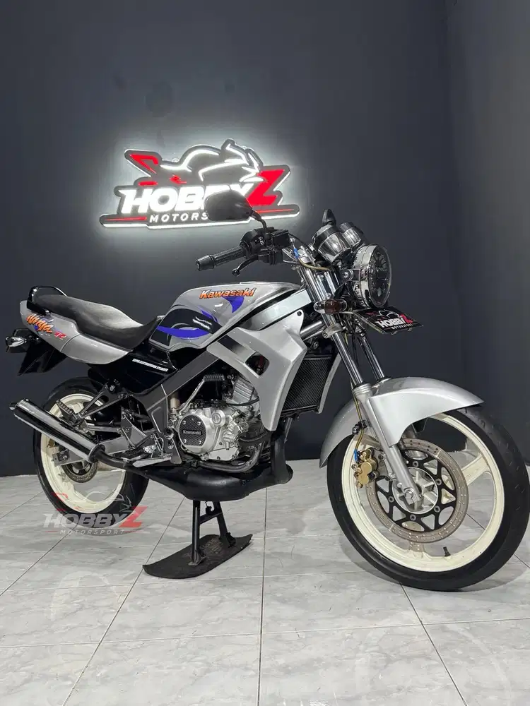 Ninja 150R/ninja 150j-R asli silver 2002 full original istimewa mantap