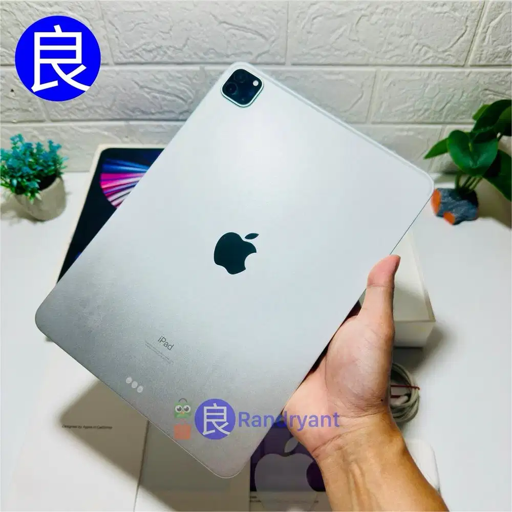 iPad Pro 11 Inchi M1 2021 128GB Silver INTER WiFi Only Fullset Ori