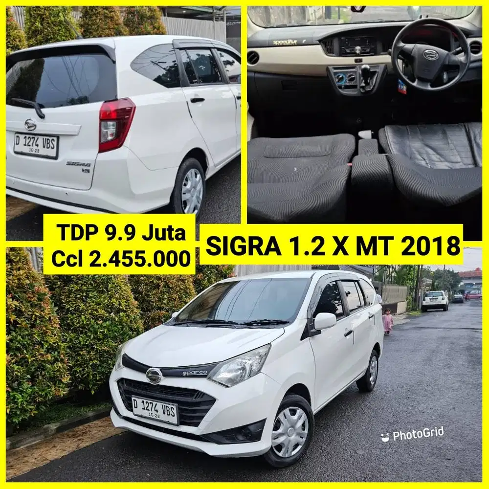 SIGRA 1.2 X M/T 2018 Istimewa skl 1 Tangan Kredit TDP 9.9 Juta