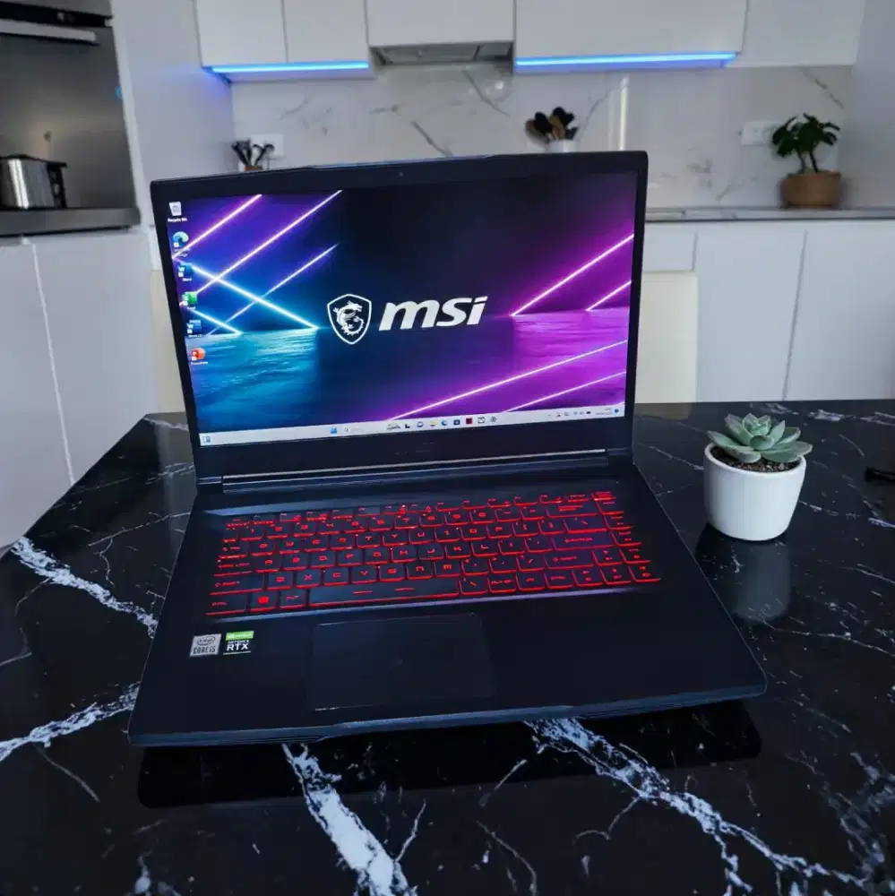 Laptop Gaming MSI GF63 Evolved Thin Ram 16Gb/Ssd 512Gb VGA Rtx 3060 !