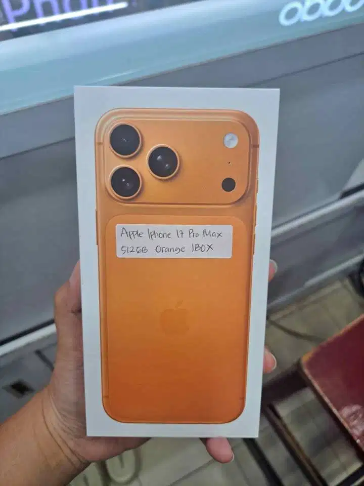 IPhone 17 Pro Max 512GB Cosmic Orange New Segel Garansi IBOX