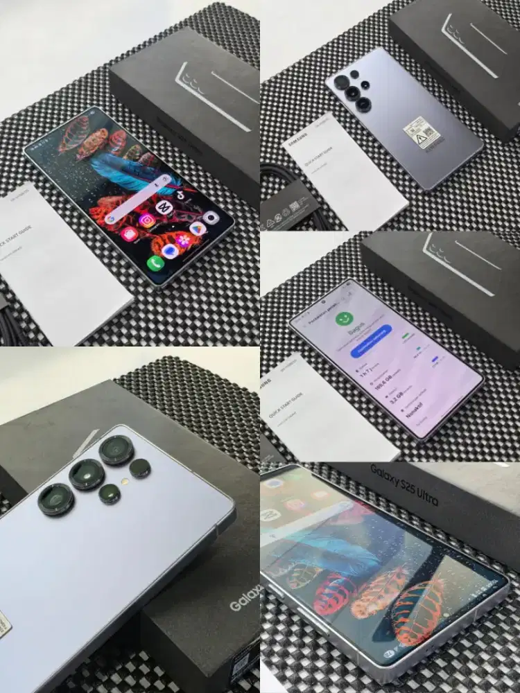 Samsung S25 Ultra 12/256, garansi resmi indonesia, fullset no minus