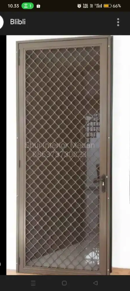 Pintu kasa nyamuk allumunium/ amplimes