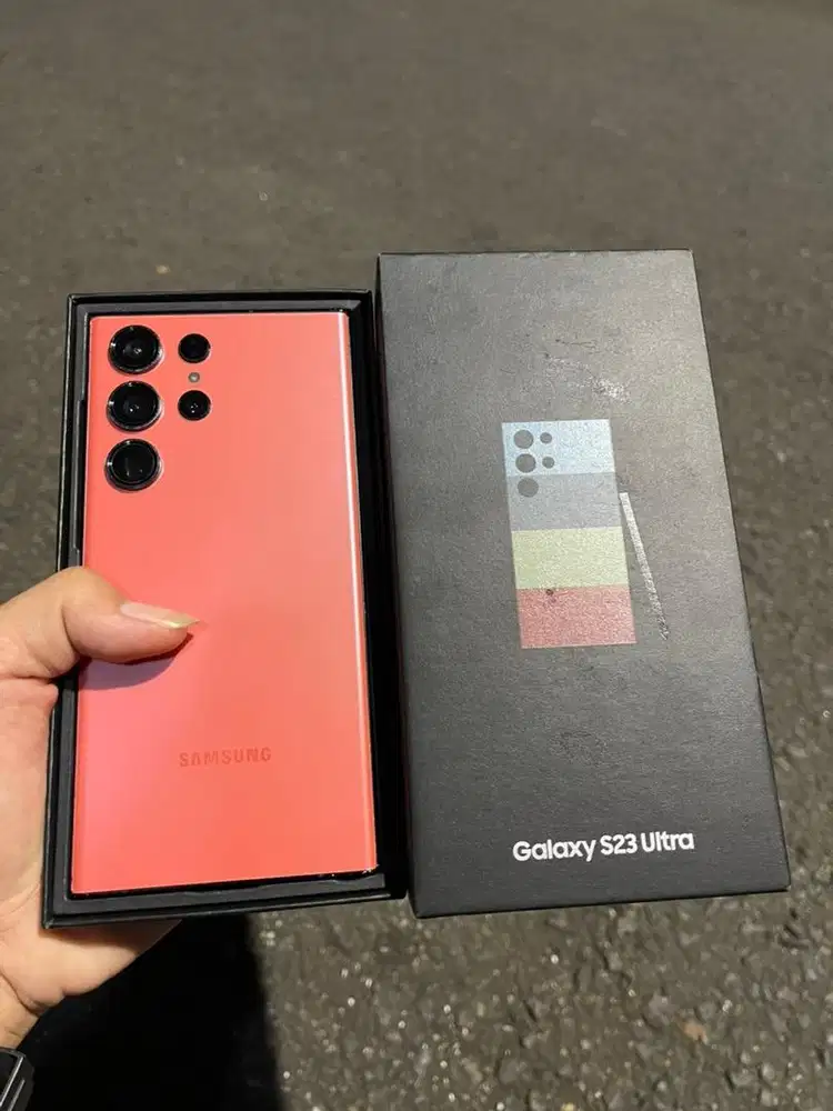 Samsung S23 Ultra 512gb Red edition Fullset Original