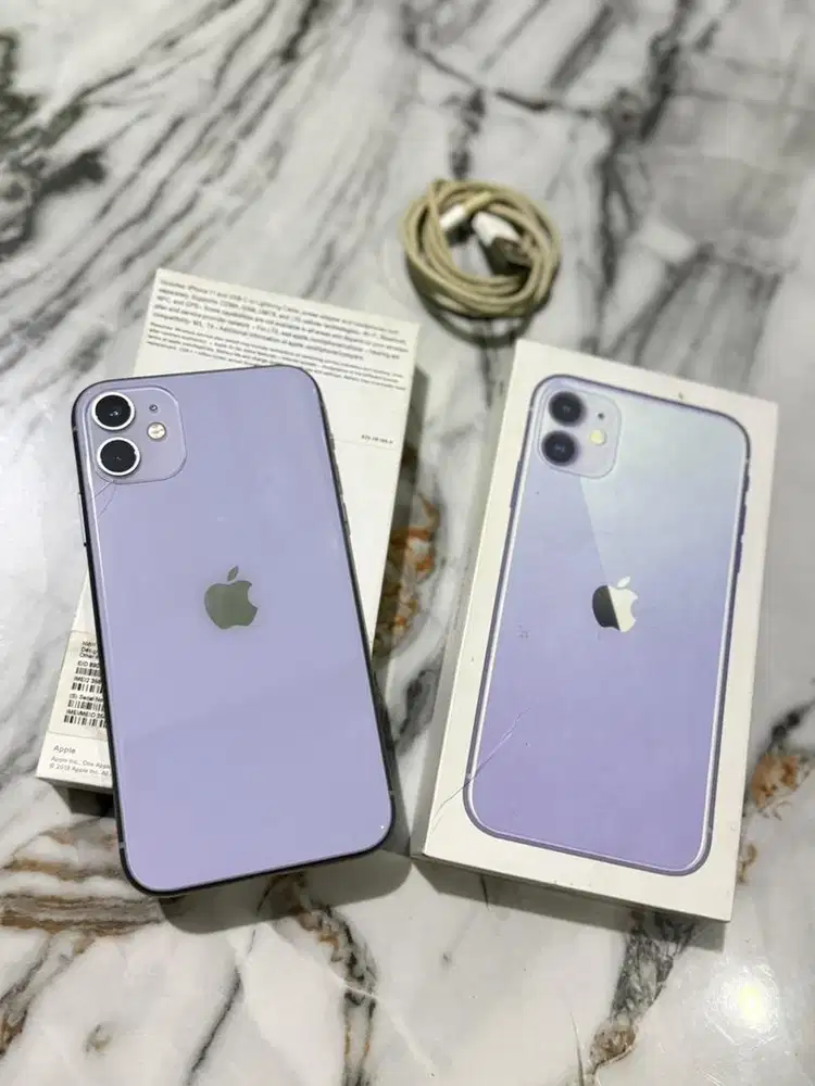 iPhone 11 256 ex iBox Purple Minus ringan