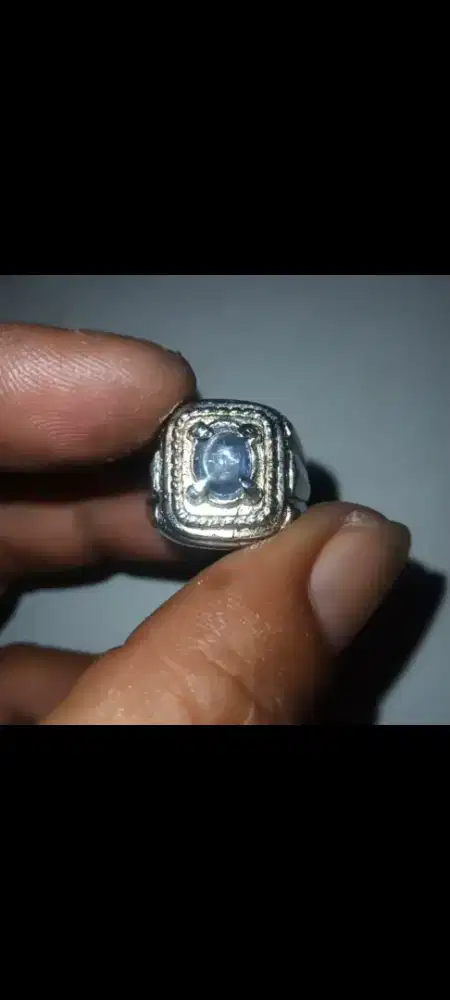 Batu cincin permata blue safir seylon srilanka kantoran