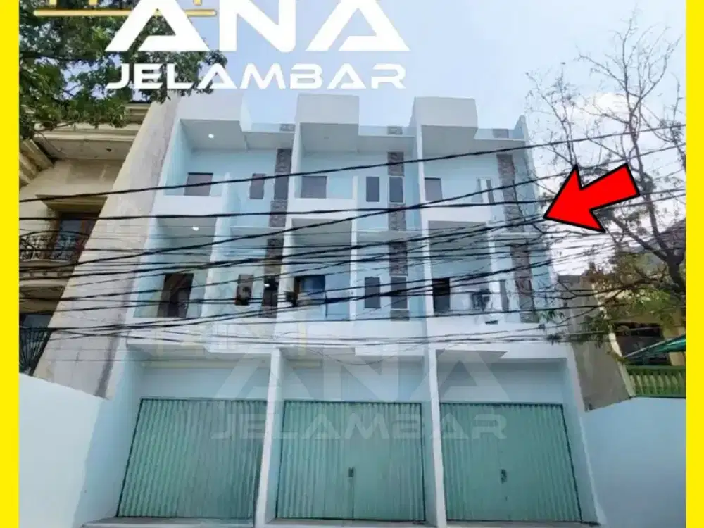 ANA DISEWA RUKO 3.5LT LUAS 4.2X21M JALAN RAMAI DI KAVLING POLRI JELAMBAR