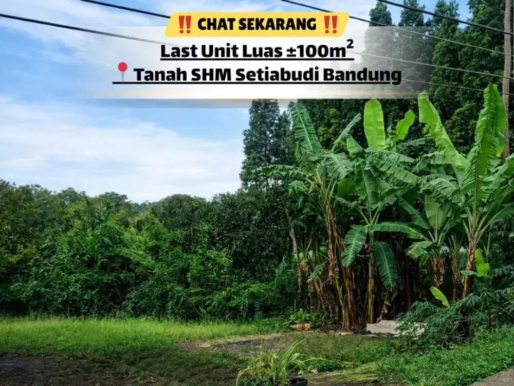 Tanah 100m² Setiabudi – Siap Bangun, Tinggal Eksekusi