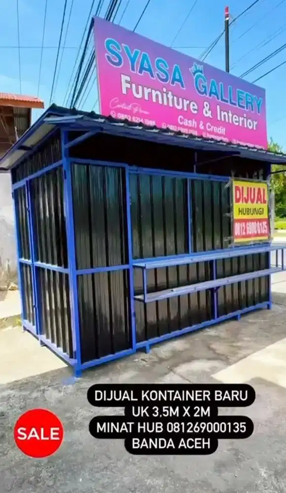 Dijual Kontainer Baru belum Sempat Pakai