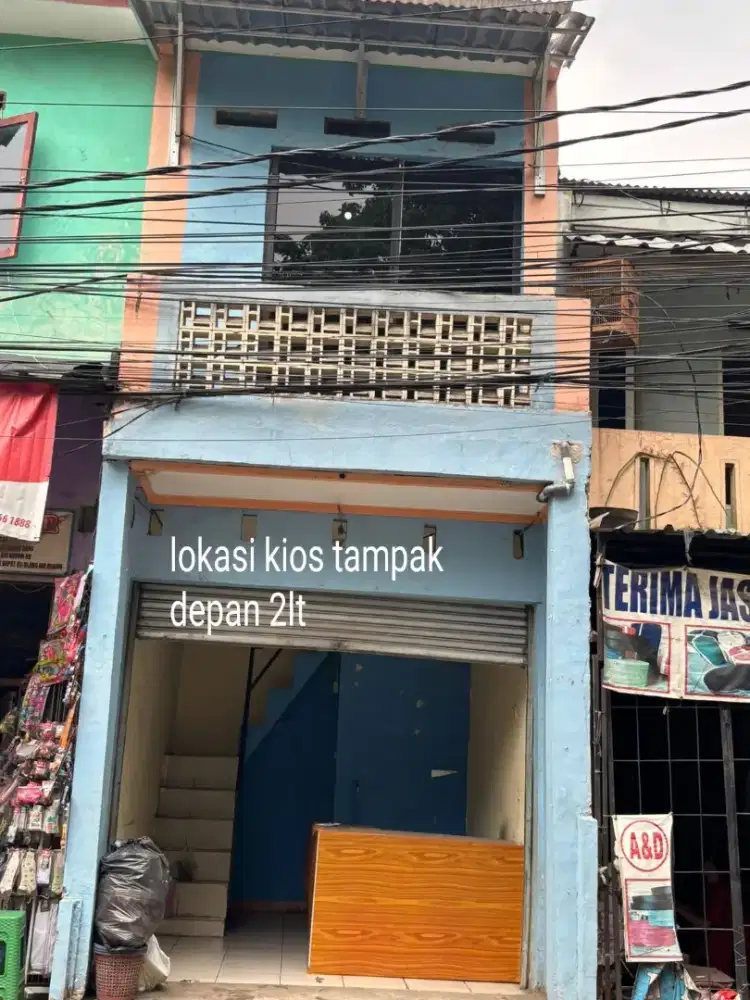 Dijual kios pinggir jalan