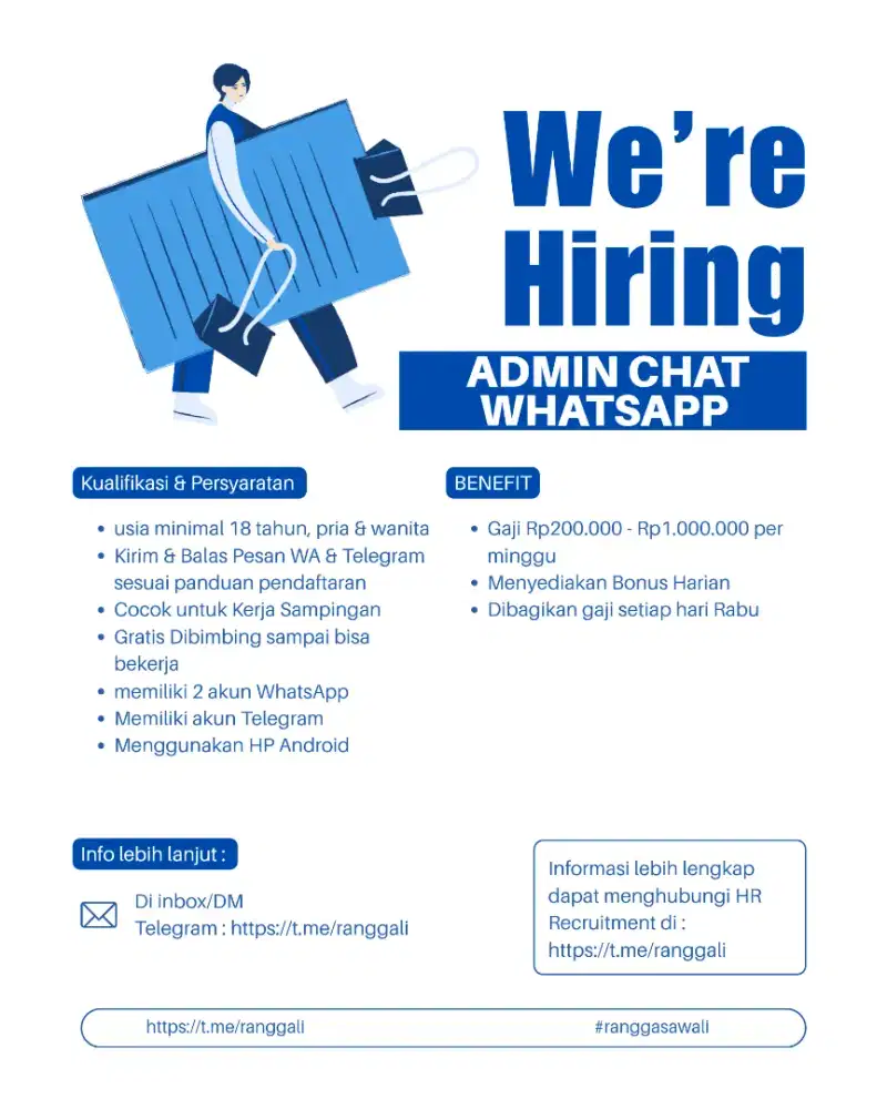 admin chat WhatsApp/promotor