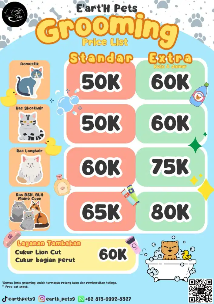 Grooming Kucing & Anjing