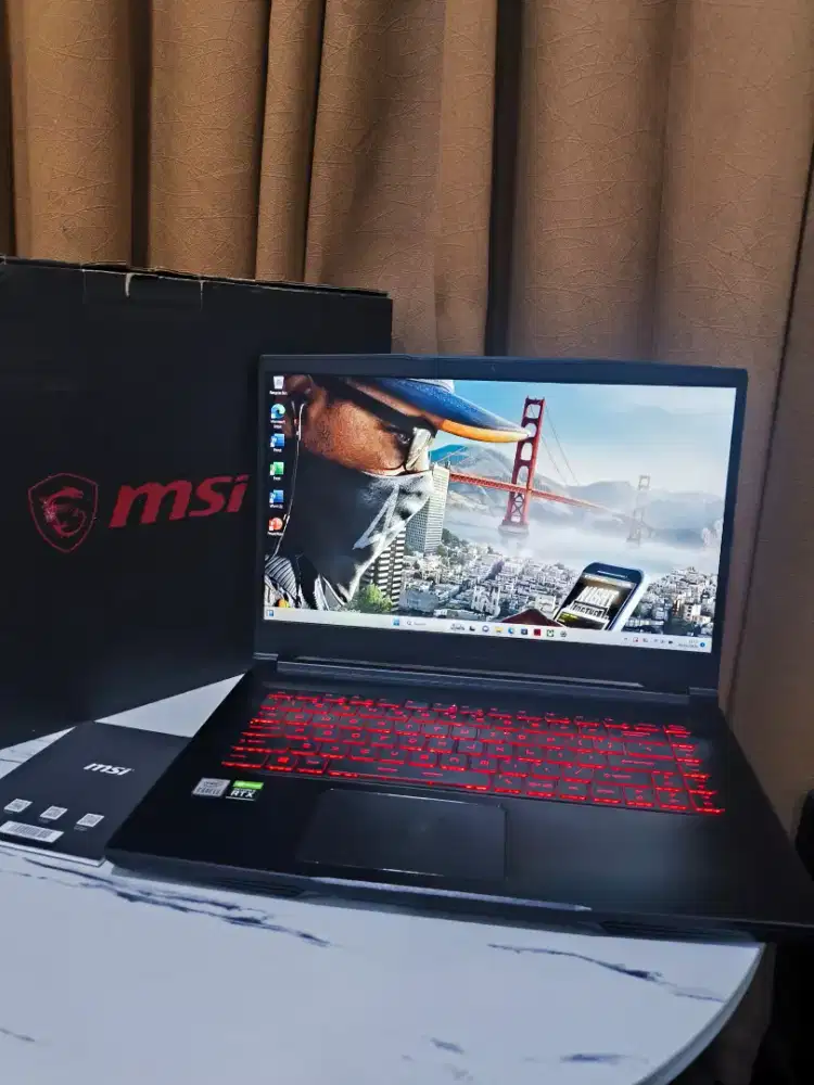 MSI GF65 Thin EVOLVED THIN-RV[RAM 16GB/SSD 512GB/VGA NVIDIA RTX 3060]